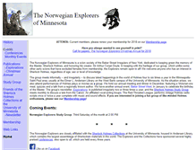 Tablet Screenshot of norwegianexplorers.org